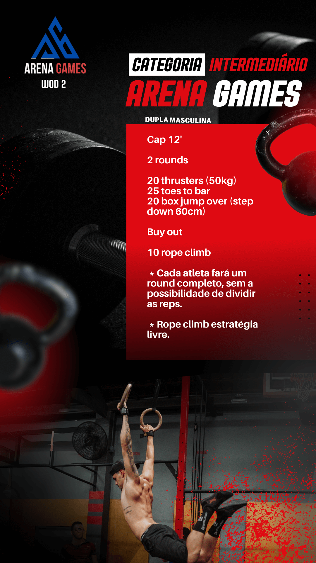 WOD 2 – Inter – Dupla Masculina