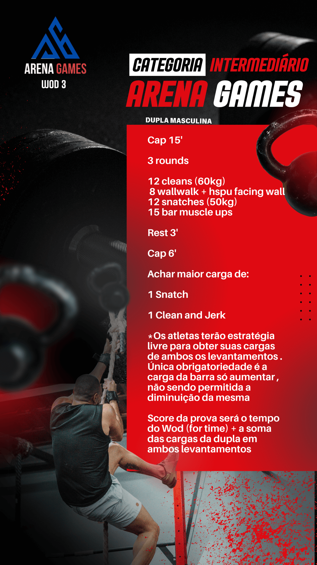 WOD 3 – Inter – Dupla Masculina